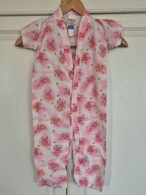VTG NWT Made in Canade 1984 Girls Snugabye Romper